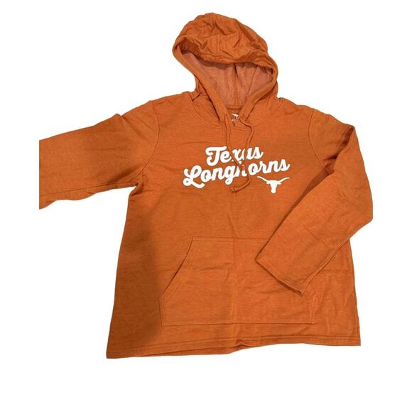 University of Texas Longhorn Womens Orange Hoodie Sweatshirt NCAA- Size Large - Picture 1 of 6